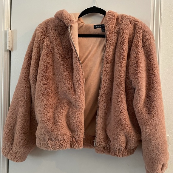 french connection faux fur jacket - Picture 4 of 6